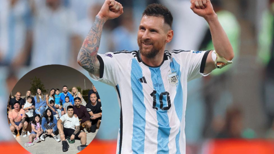 La "MESSILIA" en Qatar: Leo compartió una foto familiar para celebrar