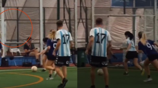 ¿El domingo juega Lali? La cantante se lució en un mixto desde Qatar