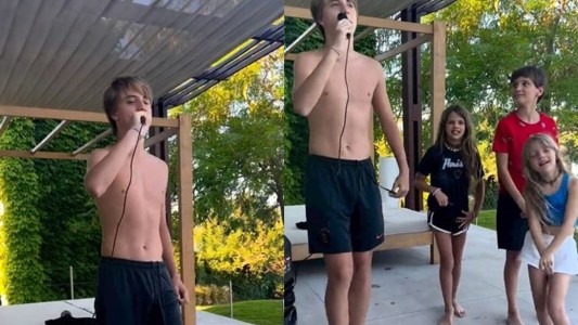 Al ritmo del trap, los hijos de Wanda Nara le escribieron una canción