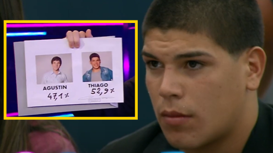 Thiago quedó eliminado de Gran Hermano en un mano a mano con Agustín