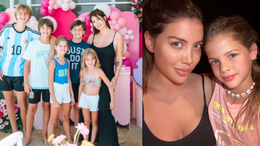 Así fue el cumpleanos que le hizo Wanda Nara a su hija Francesca sin Mauro Icardi