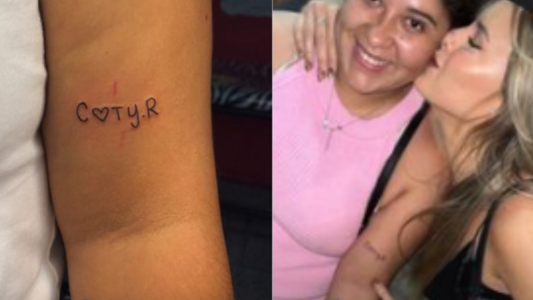 Gran Hermano hasta en la piel: es fanática de Coti y se tatuó su nombre