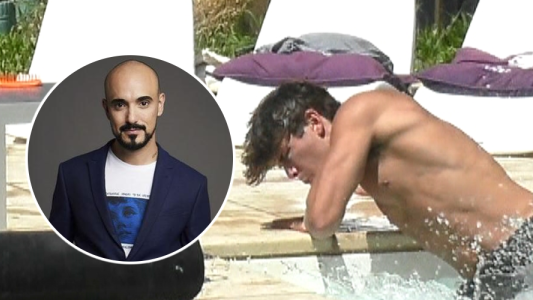 Abel Pintos insólito detalle peligrosa caída Marcos pileta