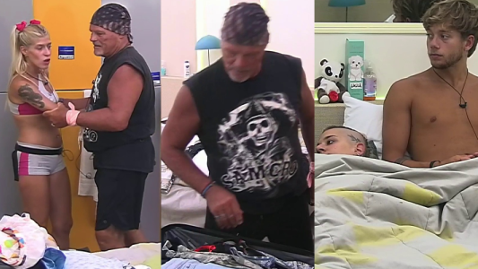 Alfa actúa fondo reacción compañeros ver recibió valijas irse