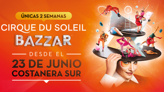 El Cirque Du Soleil vuelve a la Argentina con "Bazzar", un espectáculo lleno de diversión y creatividad