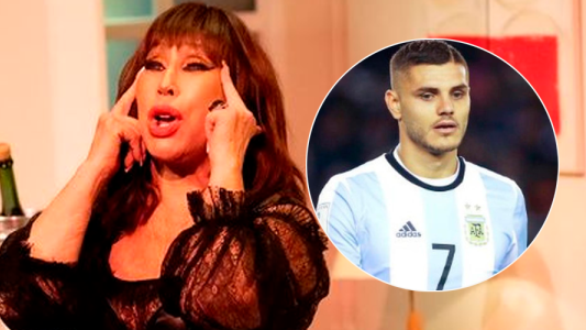 Moria Casán respondió Mauro Icardi futbolista mediocre detestado pares