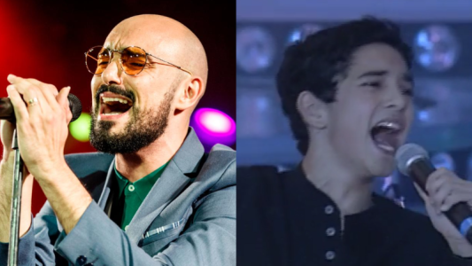 "Tiene 13 años y es la gran sorpresa del último Cosquín 98", así fue la primera aparición de Abel Pintos en la pantalla de Telefe