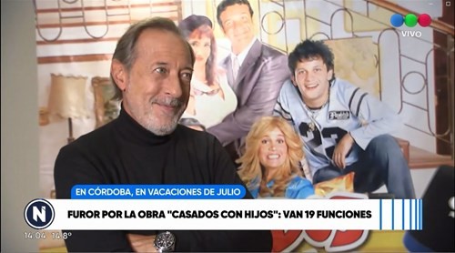 Mano a mano con "Pepe Argento": Francella anticipa su llegada a Córdoba con Casados con Hijos