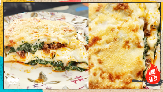 Receta de Lasaña con salsa bolognesa