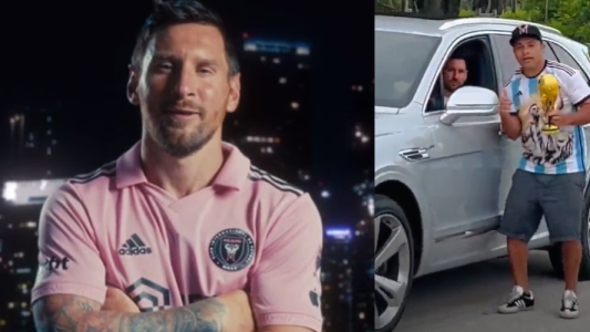 El lujoso auto que maneja Lionel Messi en Miami
