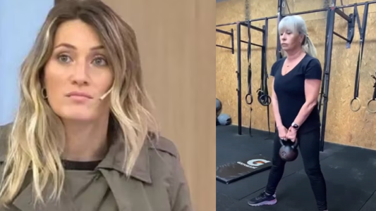 Con 65 anos la mama de Mica Viciconte entrena mas que ella