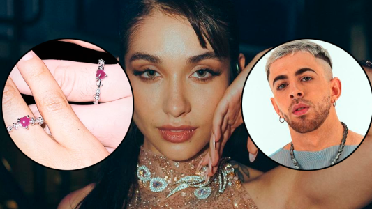 María Becerra se comprometió con Rei: "Es el amor sano que tanto esperé"