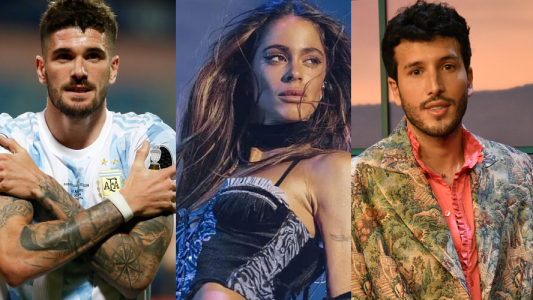 La curiosa semejanza del mensaje de ruptura de Tini con Rodrigo De Paul y Sebastián Yatra