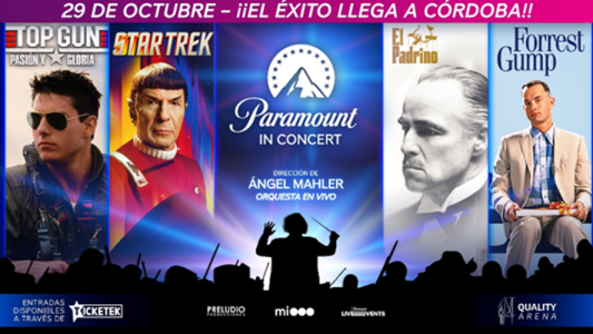 Paramount In Concert llega por primera vez a Córdoba