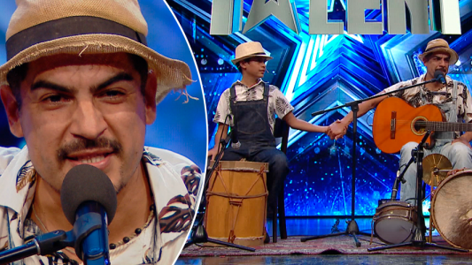 Enviudó, dejó su trabajo y ahora vive de la música: el llanto de Jacobo López con su hijo