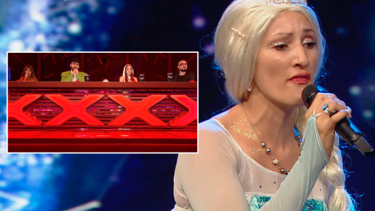 Elsa de Frozen shockeó al jurado pero fue congelada con 4 cruces: "Era raro"