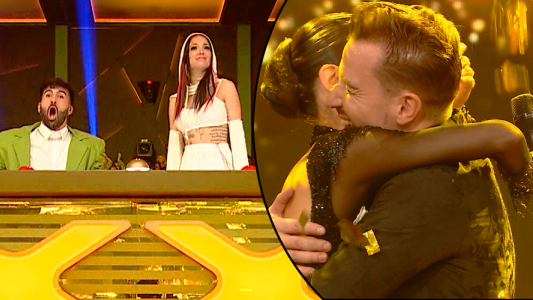 La Joaqui se prendió fuego con una pareja de tango y apretó el botón dorado
