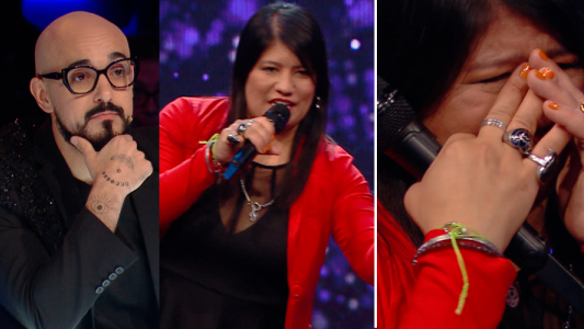 Sandra es "La máquina de la cumbia" y atrapó a Abel Pintos: "Te voy a producir un disco"