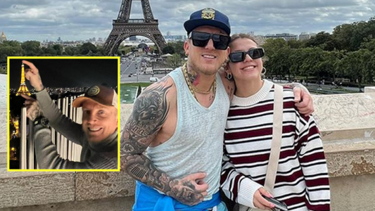 El álbum de fotos de El Polaco y su hija Sol Cwirkaluk en París