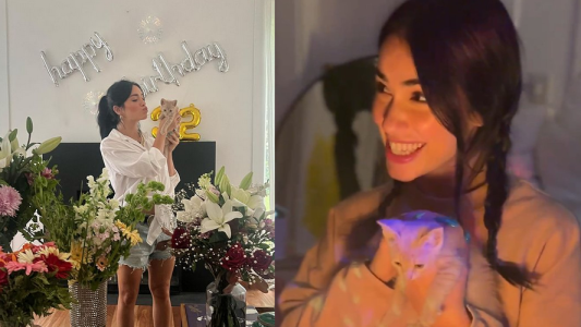 A sus 32 anos LALI decidio ser madre y presento a su hijo Villano