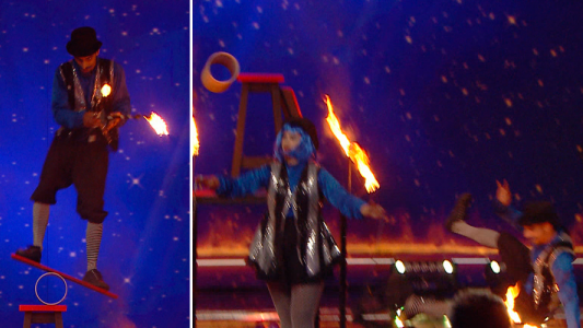 Fuerte accidente en Got Talent Argentina: un artista de circo callejero se cayó de gran altura