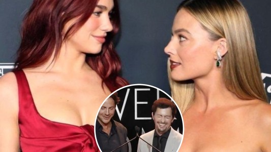 ¡Insólito! Margot Robbie usó a su marido para confesar que está "secretamente enamorada" de Dua Lipa
