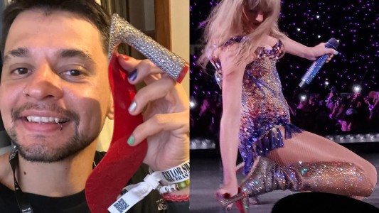 A Taylor Swift se le quebró un taco en pleno show y un fanático se lo llevó de souvenir