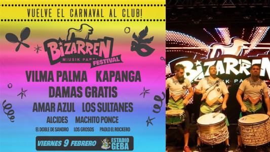 Vuelve el carnaval al Estadio GEBA con Bizarren Miusik Parti