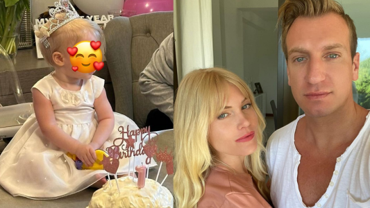Elle, la hija de Maxi López cumplió un año: tuvo celebración y bautismo