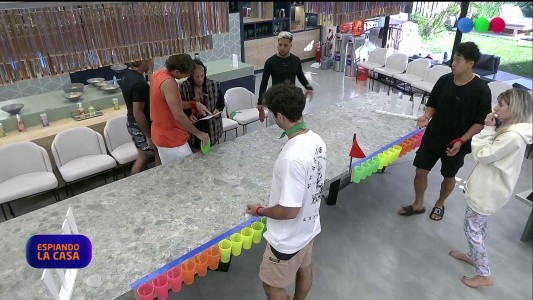 Los jugadores se enfrentaron a un desafío de viento y pelotitas