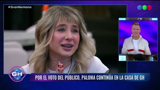 Paloma salió segunda de la placa: "La estoy pasando súper"