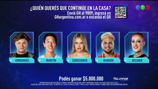 Emmanuel, Martín, Coty, Damián y Furia se someterán al voto positivo de la placa