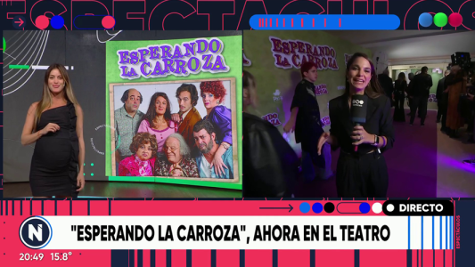 "Esperando la carroza" llegó al Teatro Broadway en la calle Corrientes