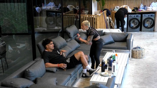 Gran Hermano sancionó a Furia con estar siempre en placa por los gritos y maltratos a Mauro