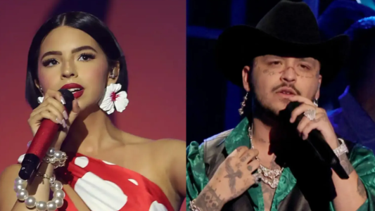 Christian Nodal y Ángela Aguilar publicaron su primera fotografía oficial juntos