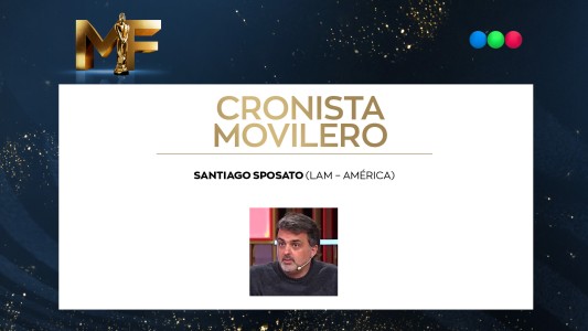 Santiago Sposato, mejor cronista/movilero