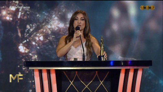 Marcela Tauro ganó su primer Martín Fierro: "Lo comparto con Lucho Avilés y Jorge Rial"