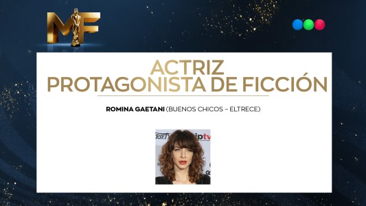 Romina Gaetani, mejor actriz protagonista de ficción