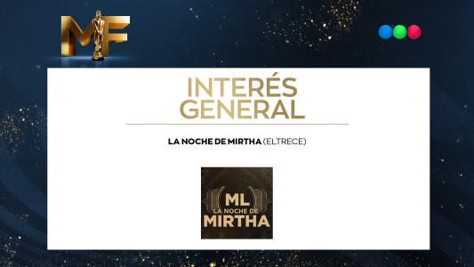 La noche de Mirtha, mejor programa de interés general