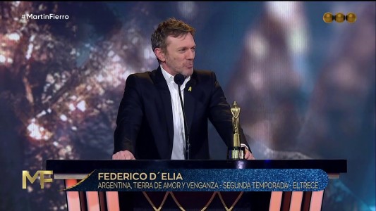 Federico D'Elía: "Espero que pronto haya más actores... o van a tener que empezar a premiar a los turcos"