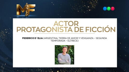 Federico D'Elía, mejor actor protagonista de ficción