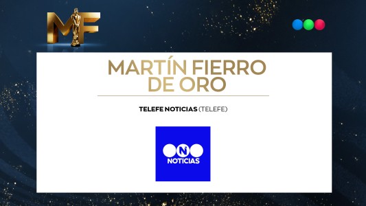 Telefe Noticias, Martín Fierro de Oro