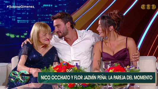 Conce, la abuela de Nico Occhiato también visitó el living de Susana Giménez