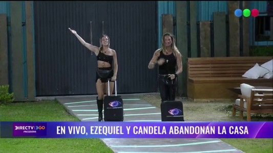 Candela y Ezequiel quedaron eliminados al ser los menos votados por el público