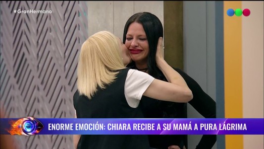 La mamá de Chiara le llevó tranquilidad a su hija en el Congelados: "Seguí por tus sueños siempre"