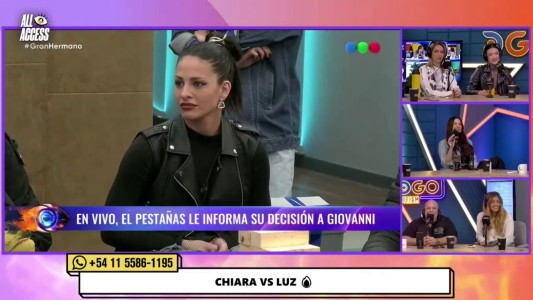 Un premio para El Pestañas y una nueva guerra en la casa: Chiara explotó contra Luz y Tato