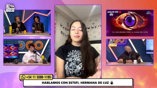 La hermana de Luz reaccionó al versus con Chiara: ¿Quién se quedará en la casa de Gran Hermano?