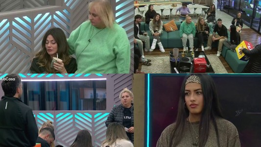 Jugadores e invitados resolvieron "asuntos pendientes" en una actividad fácil para el llanto y la pelea