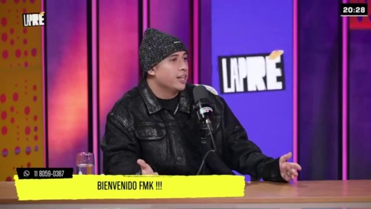 Rap en vivo y muchas anecdotas: la visita de fmk