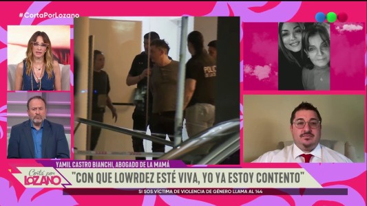 El abogado de Lowrdez habló sobre su ex y reveló que "tiene una condena en suspenso"